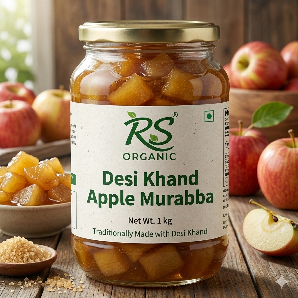 Desi Khand Apple Murabba