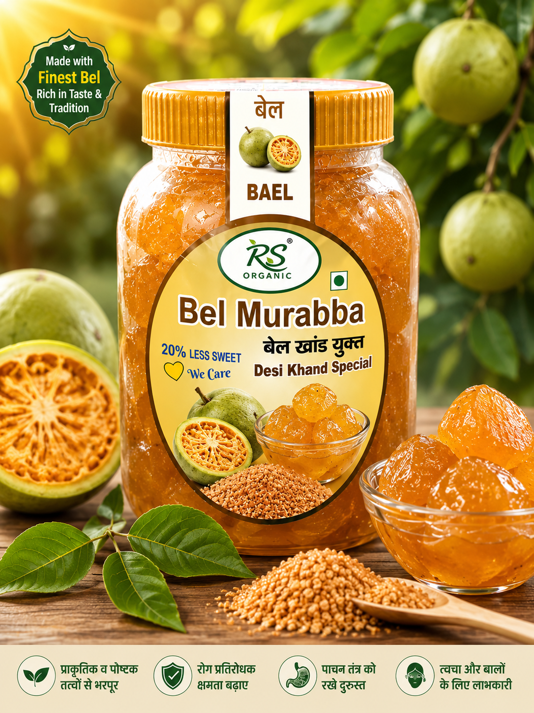 Desi Khand Bel Murabba