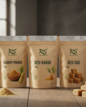 3 Combo Pack Desi Khand Desi Gud Jaggery Powder (Shakkar)